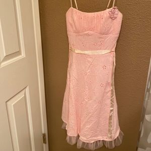 Soft pink dress